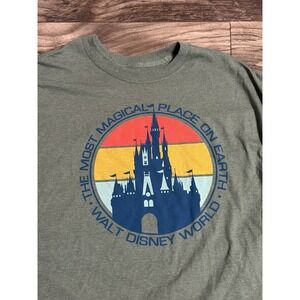 Walt Disney World The Most Magical Place on Earth T-Shirt Adult 2XL Green 677